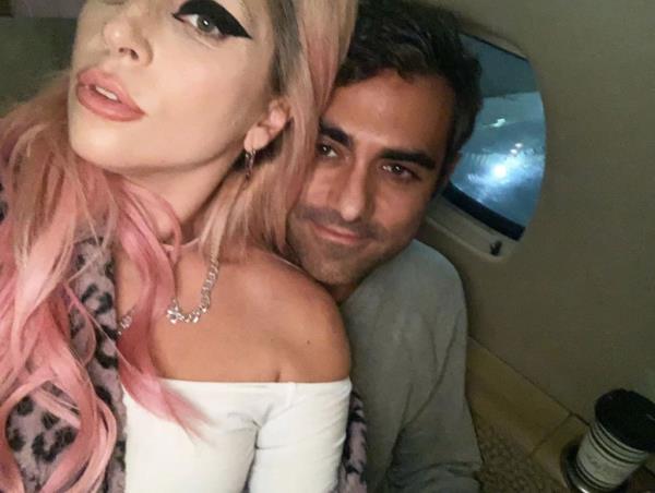 Lady Gaga and Michael Polansky during their courtship as they go for a date night in Las Vegas.