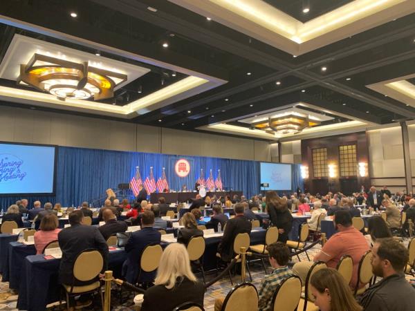 RNC members sit in the meeting 