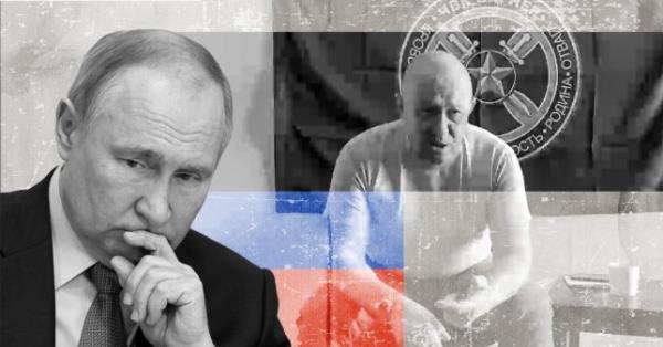 Paranoid Putin is fearful he will face a new armed rebellion despite the death of coup-leading warlord Yevgeny Prigozhin AP/Getty Images