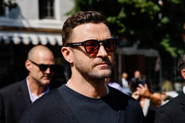 Singer Justin Timberlake arrives to appear in court in Sag Harbor, New York, U.S., September 13, 2024.