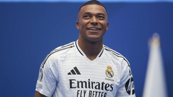 Real Madrid striker Kylian Mbappe