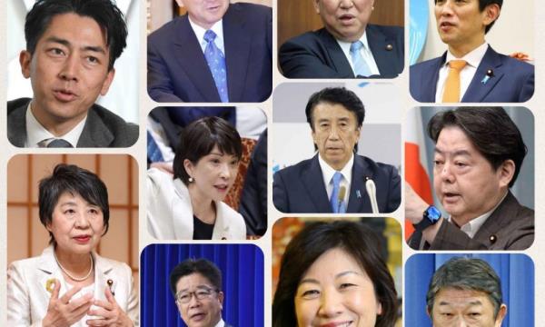 自民党总裁竞选谁是谁