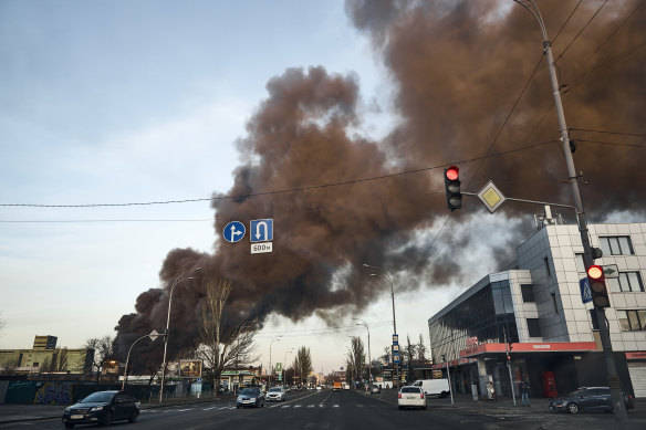 Russia launched missile attacks targeting major Ukrainian cities including the capital Kyiv, Lviv, eastern Dnipro, Odesa and Kharkiv. 