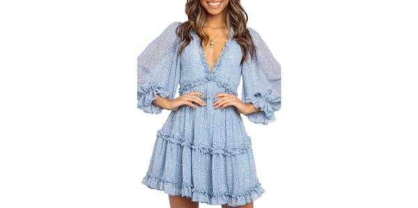 Dokotoo Women’s Floral Print Mini Dress