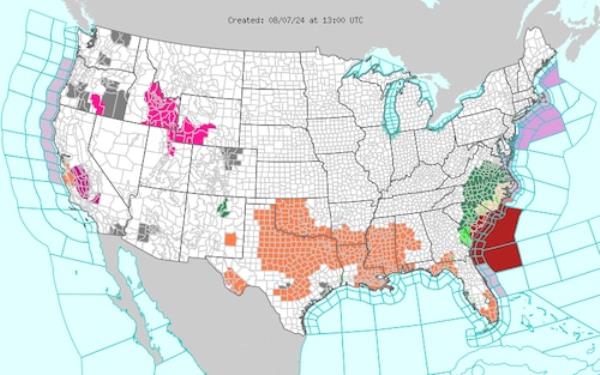 Heat advisories