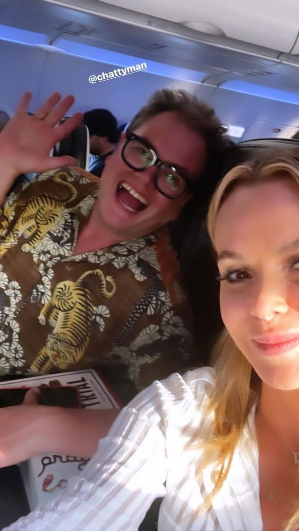 Amanda Holden and Alan Carr